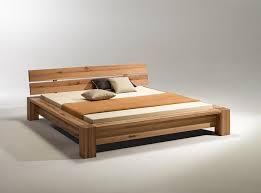 Bedroom Designs: Gorgeous Oak Simple Solid Wood Bed Modern Design ...
