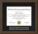 Oakland Community College Diploma Frame: Wordyisms