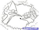 cartoon network regular show coloring pages