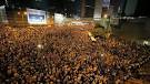 hongkong pro-democracy groups take to the streets, but in smaller.