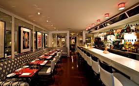 Sleek Restaurant Bar Interior Design David Burke Townhouse Upper ...