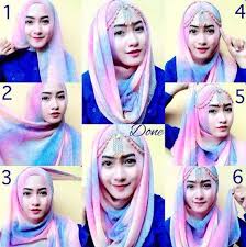 Tutorial Hijab Pesta Simple Segi Empat Modern Terbaru 2015 ...
