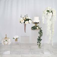 Clear Acrylic Display Boxes Set of 5 | TableclothsFactory