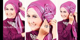 Fashion: Tutorial Cantik Pashmina Metalik Untuk Pesta - Langkah 6 ...