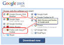 Chrome and Firefox in the Google Pack