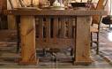 Round Western Style Dining Table, Ranch Style Texas Table