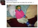 Parents Gone Wild! Andre Curry posted a photo of his child bound ...