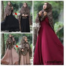 Jual Baju Hijab Syar'i Terbaru - Leopattern Syarí By Sandhi