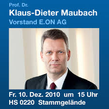 TUM - Prof. Dr. Klaus-Dieter Maubach (Vorstand E.ON AG): - maubach