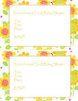 free baby shower invitationsFREE printable baby shower cards