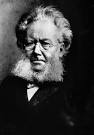 Henrik Ibsen's beard poses for