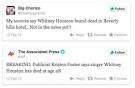 Whitney Houston, morte anticipata su Twitter | IoChatto