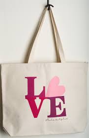 Image of Love Philadelphia tote (pink) - love_tote_pink