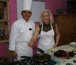 Chef Alonso Hernandez and Debra Agen - Cocina Poblana Cooking Class - Puebla, Mexico Cocina Poblana (Puebla Cuisine) is one of the most famous cuisines of ... - chef%20alonso%20hernandez%20and%20debra%20argen