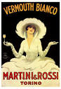 Martini and Rossi, Vermouth Bianco Print by Marcello Dudovich at Art.