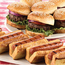 Hamburger or hotdog buns