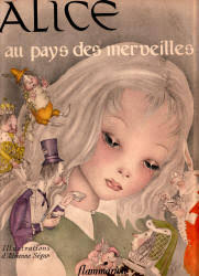 Original illustrated Dust Jacket for &#39;&#39;Alice au pays des merveilles&#39;&#39; published in - AS%2520APM%2520DJ%2520art%2520(250)