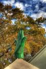 The Giant Hand. Arthur Caley, the "Sulby Giant", was born in 1824 in Lezayre - via Daymix