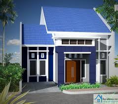 Model Rumah Minimalis Ukuran 8x14 Type 54 terbaru 2015