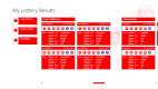 My LOTTERY RESULTs app for Windows in the Windows Store