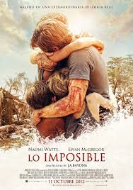 Lo imposible J.A Bayona cartel película