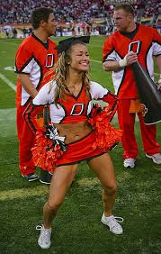 An Oklahoma State cheerleader