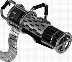 10 22 gatling gun