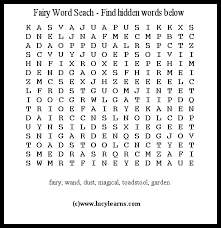 word search printable