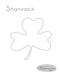 shamrock coloring sheets