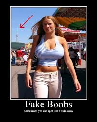fake boobs