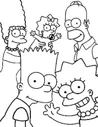 how to draw the simpsons