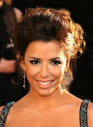 eva longoria updo hairstyle