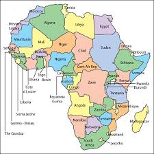 africa map vector