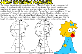 how to draw the simpsons