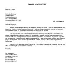 sample cover letter for job