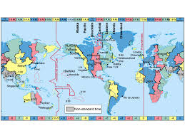 World Time Zones Map