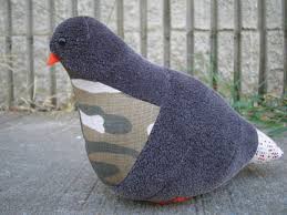 8 long stuffed pigeon SOLD