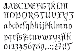 blackletter font