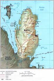 Political map of Qatar