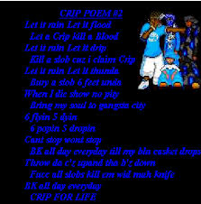 gangster poems