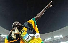 The Usain Bolt pose