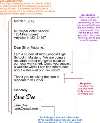 sample business letter