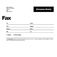 fax cover sheet sample