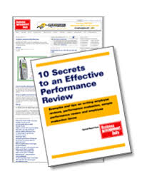 sample performance reviews