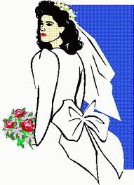 bride and groom clipart
