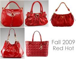 red handbags