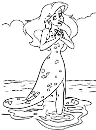 mermaid coloring pictures