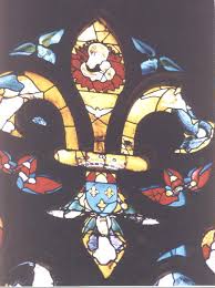 fleur de lis stained glass