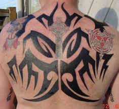 tribal celtic cross