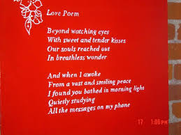 funny love poem